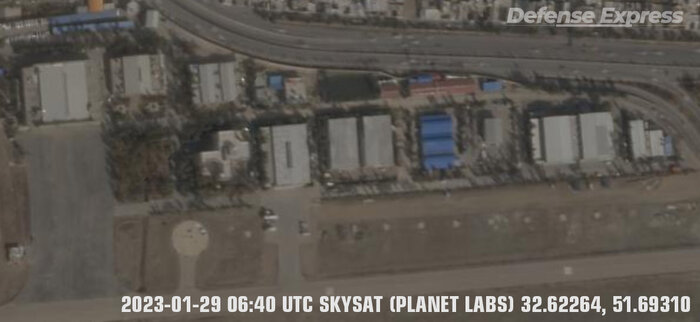 تصاویر ماهواره ای حمله اصفهان