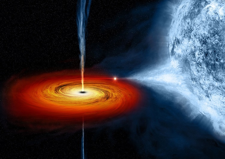 اولین رصد بلعیده شدن یک ستاره توسط سیاهچاله