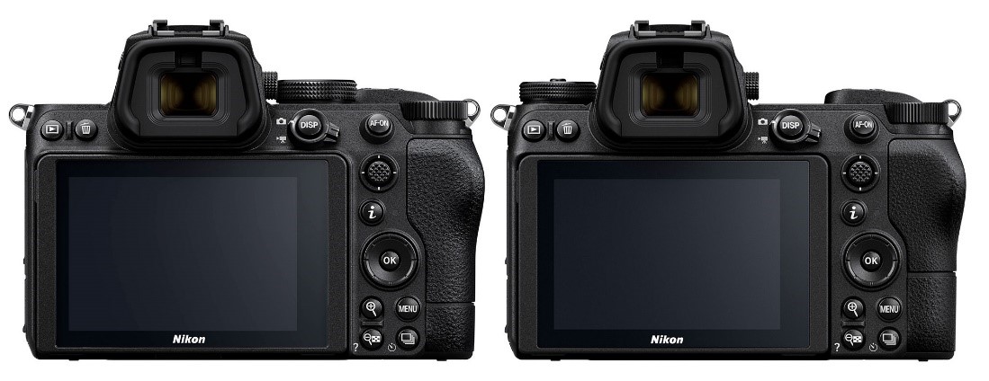 مقایسه دو دوربین Z5 و Z6 از پشت