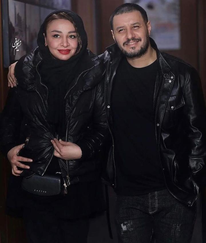 تیپ جواد عزتی و همسرش برای جشنواره فجر ست شد! + عکس