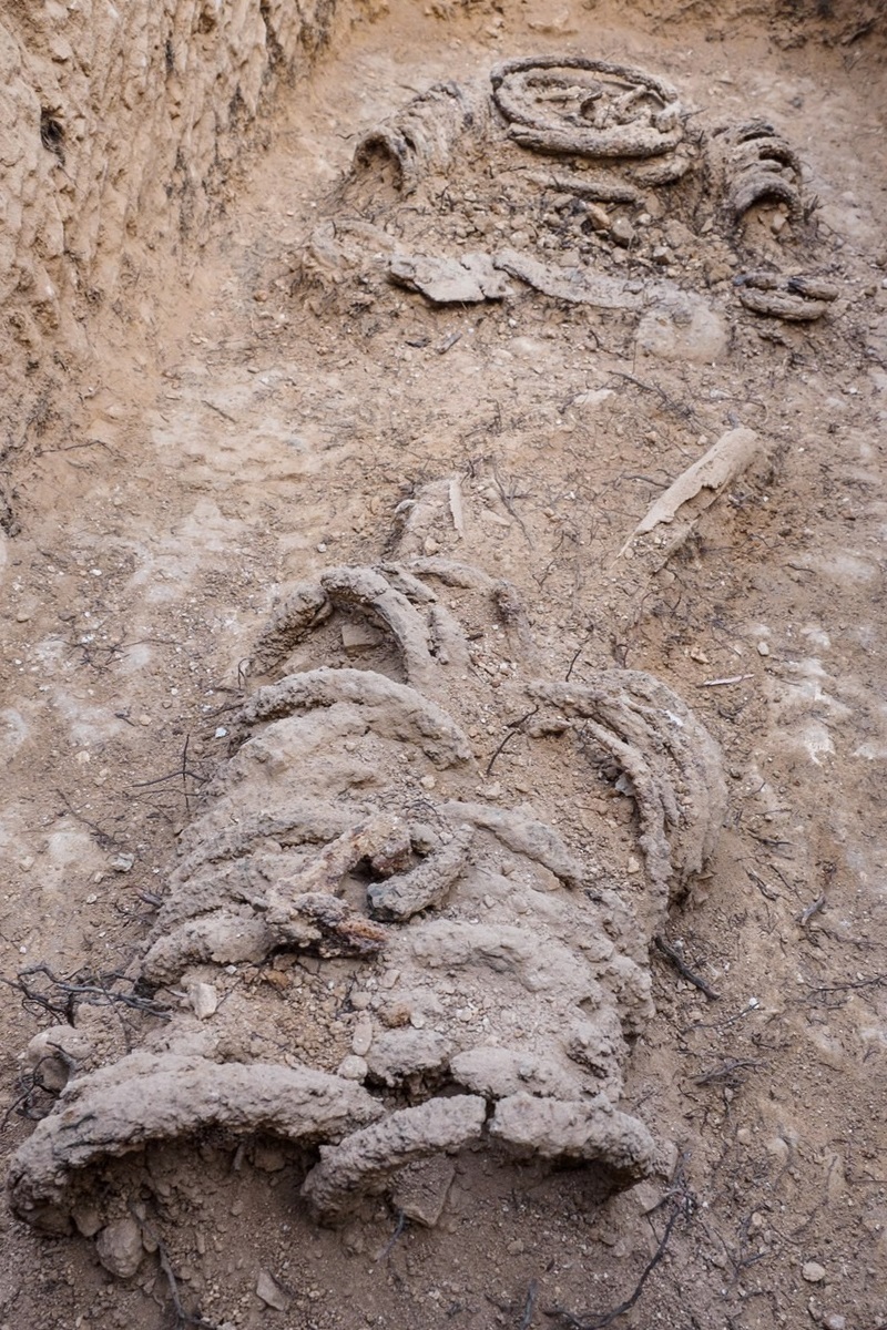کشف جسدی ۱۵۰۰ ساله در غل و زنجیر!