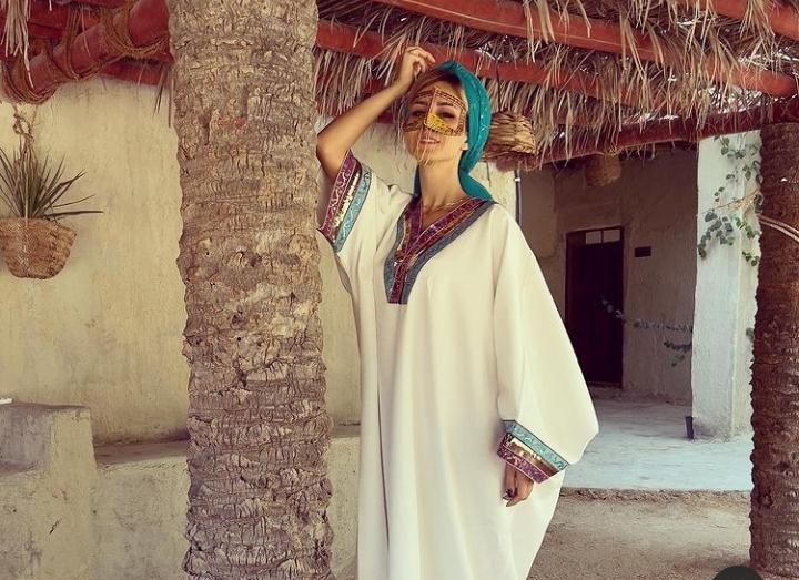 همسر شاهرخ استخری با لباس محلی جنوبی + عکس