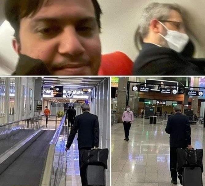 عکس منتشر شده از بازگشت باقری به تهران