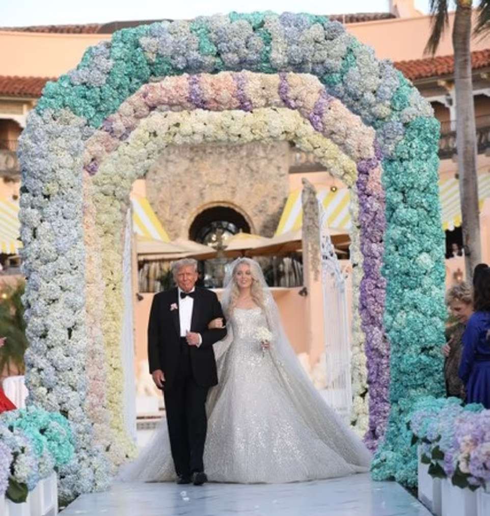 دختر ترامپ با میلیارد لبنانی ازدواج کرد