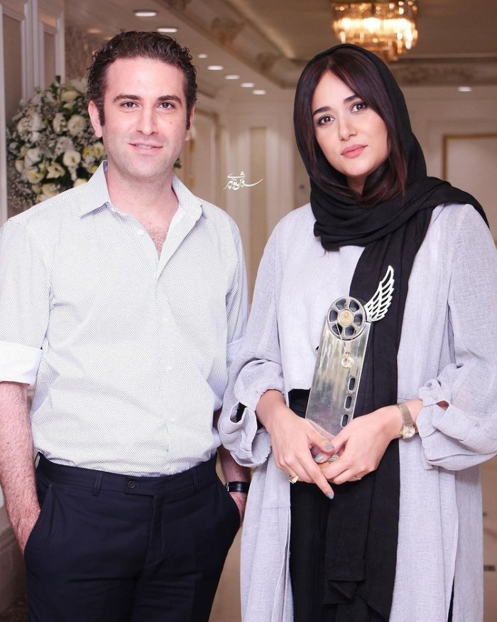 مهران مدیری و بازیگر زن معروف در یک میهمانی شیک+ عکس ها