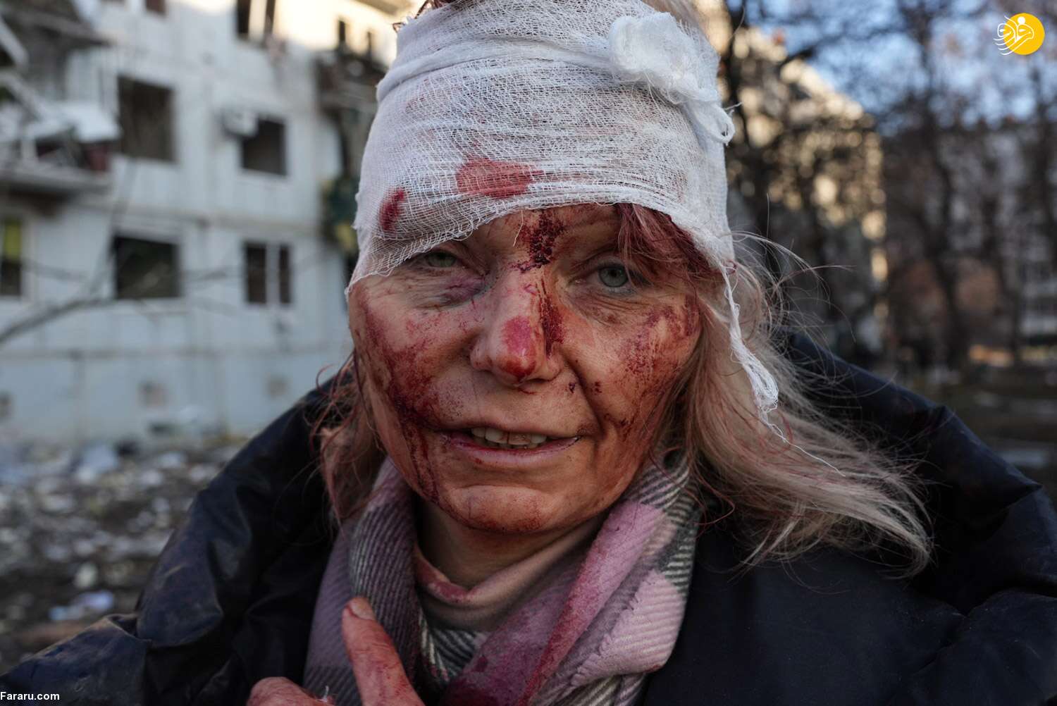 داستان عکس تکان‌دهنده از زن اوکراینی + عکس