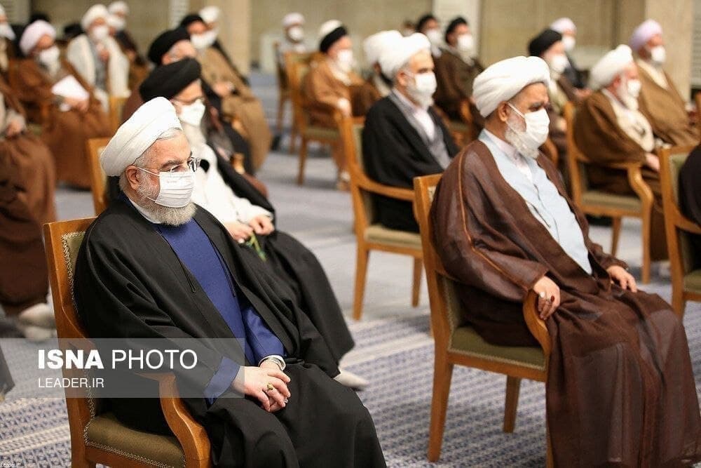 حسن روحانی در دیدار امروز اعضای مجلس خبرگان با رهبر انقلاب