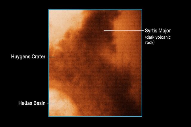 اولین نگاه «جیمز وب» به مریخ را ببینید